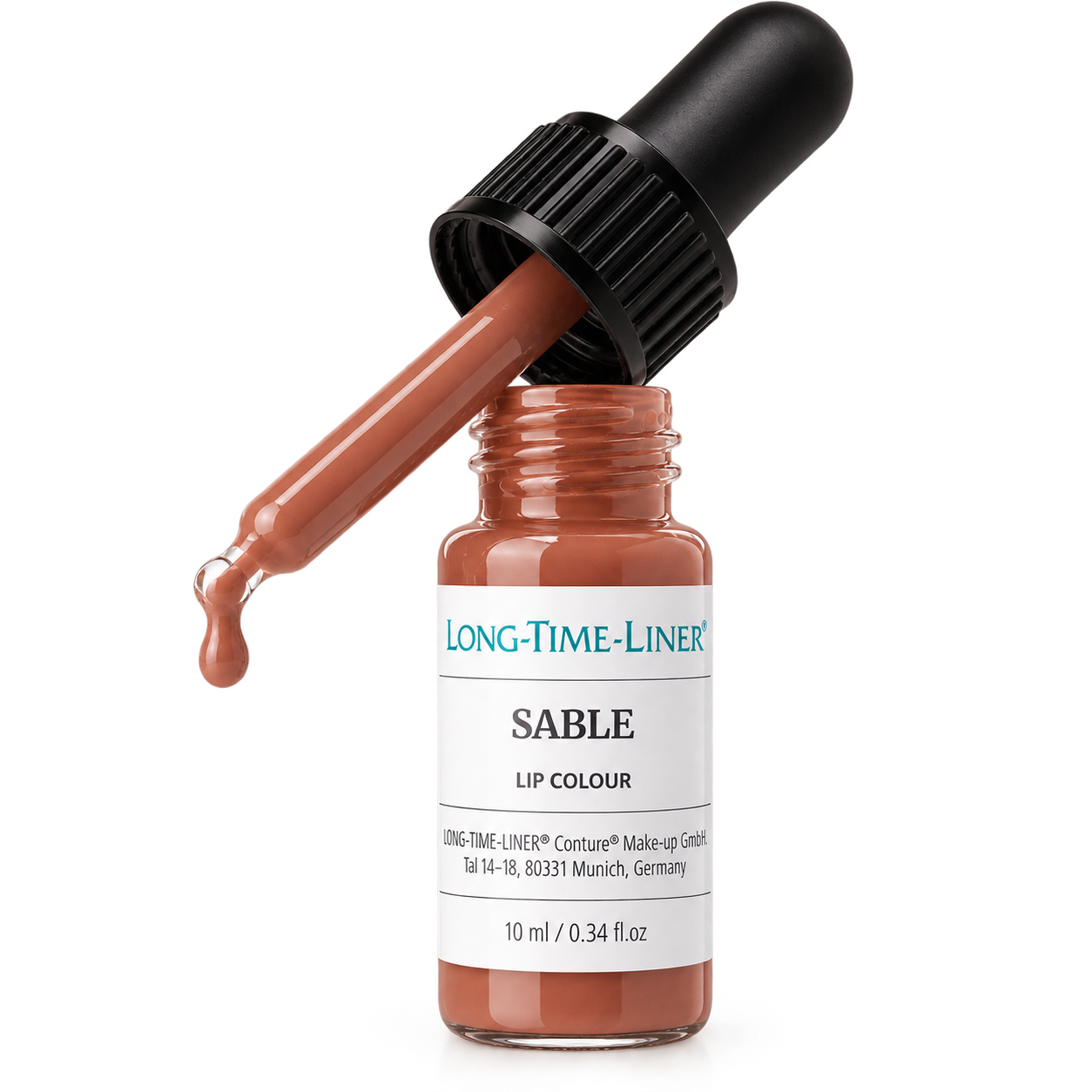 LONG-TIME-LINER Sable ajakpigment cseppentős üvegben